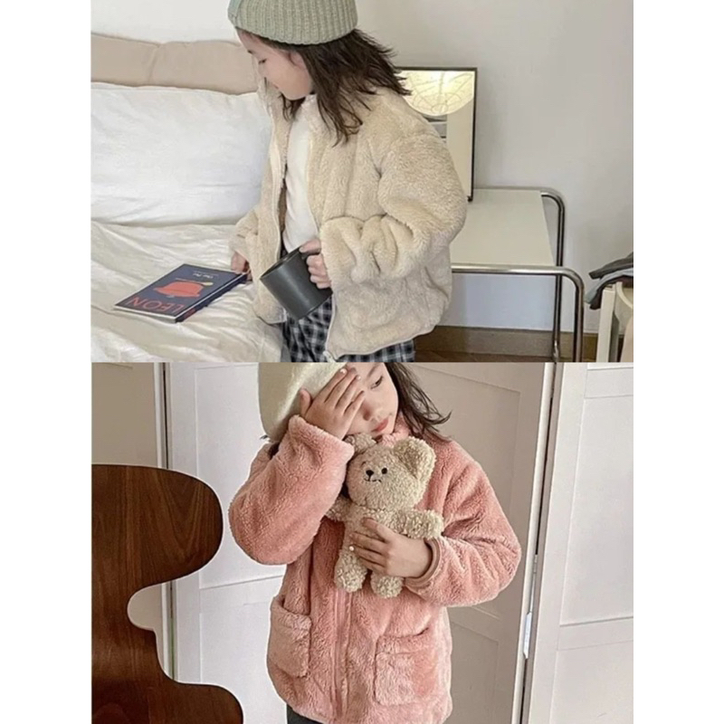 Áo khoác lông cừu mềm mịn,ấm áp MADE IN KOREA