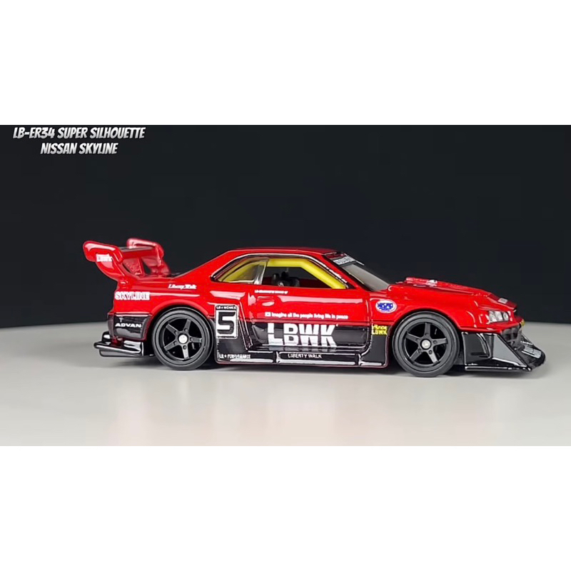 Hot Wheels LB ER34 Super Silhouette Nissan Skyline R34