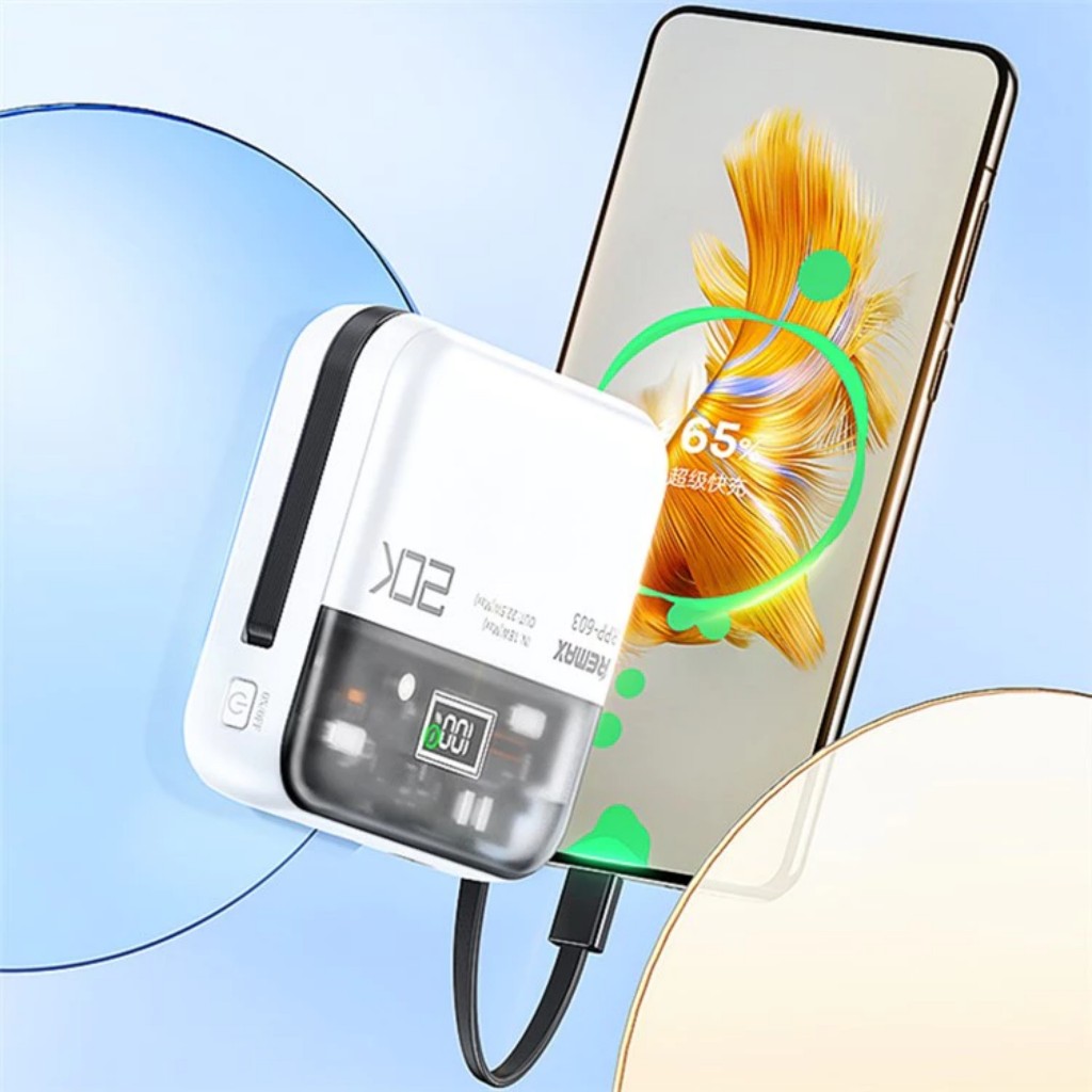 Sạc Dự Phòng Remax Rpp-603 20.000mAh - Hàng Chính Hãng Bảo Hành 12 tháng