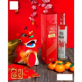 Rượu men vodka hoa đào độ alc 29.5% chai 300/500ml kèm hộp