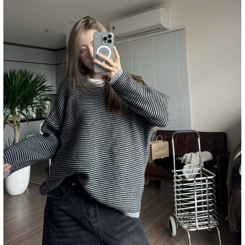 Áo hoodie len có mũ