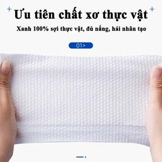 100% Chất Xơ Thực Vật Khăn mặt khô Tushie Treats 80 khăn lau ướt Giấy lau