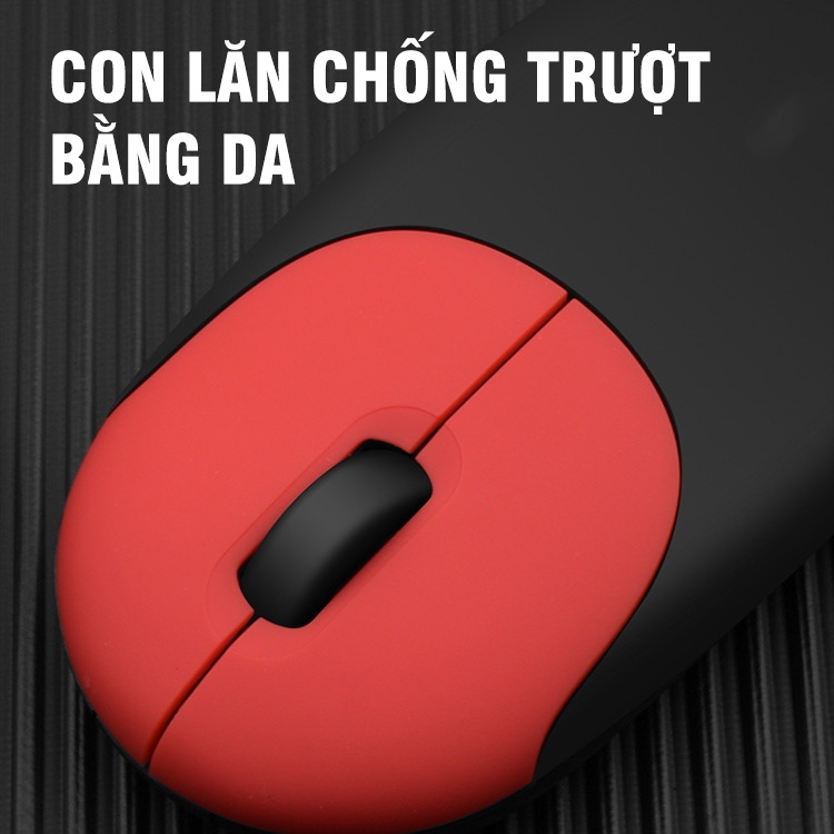 Bàn Phím Không Dây Và Chuột Gọn Nhẹ Bộ Bàn Phím Máy Tính Thiết Kế Tương Phản Đầy Màu Sắc Punk Candy Colorful