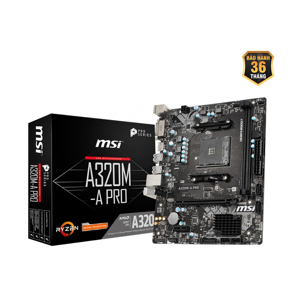 Main MSI A320M-A PRO - Chính hãng bảo hành 36 Tháng