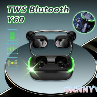Tai nghe Bluetooth không dây TWS Y60 Tai nghe chống nước không dây có micro Chất lượng âm thanh HIFI chất lượng cao
