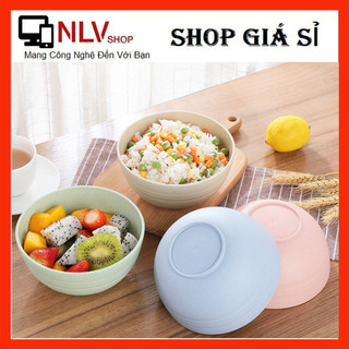 Chén cơm nhỏ gia đình, chất liệu nhựa lúa mạch,đường kính 12cm.màu sắc bắt mắt trang trí bàn ăn, bát đựng thức ăn đẹp