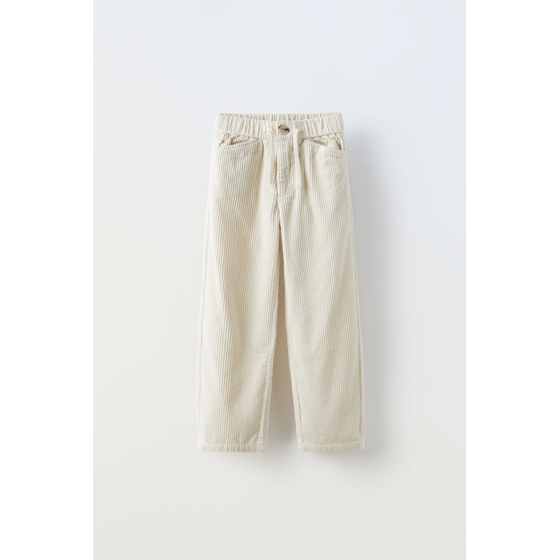 Áo Gile Len & Quần Nhung Suông Bé Gái ZR