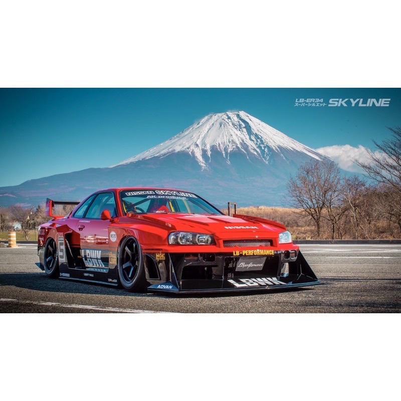 Hot Wheels LB ER34 Super Silhouette Nissan Skyline R34