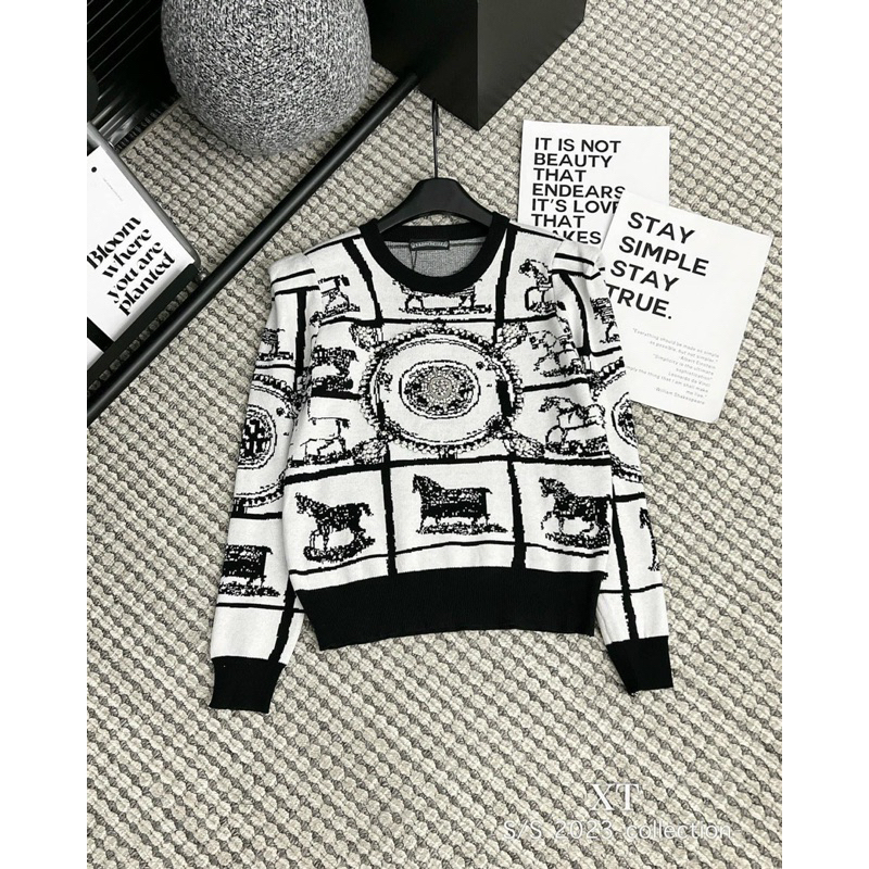 ÁO LEN THÊU HOẠ TIẾT ĐÍNH ĐÁ