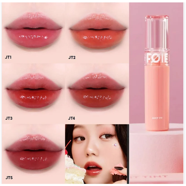 Son Tint Bóng Thuần Chay, Căng Mọng, Bền Màu Merzy FOIF Juicy Fit Tint 3g