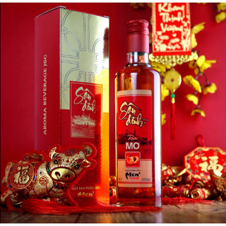 Rượu hoa quả ngâm sân đình mơ rừng 29,5% chai 400ml