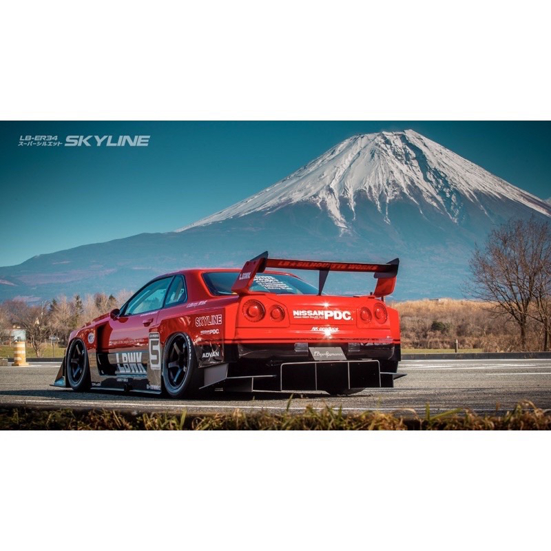 Hot Wheels LB ER34 Super Silhouette Nissan Skyline R34