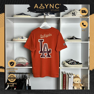 (Auth) Áo Thun New Era x MLB LA Dodgers Màu Đỏ Cam CODE: 19583776 - Async Studio