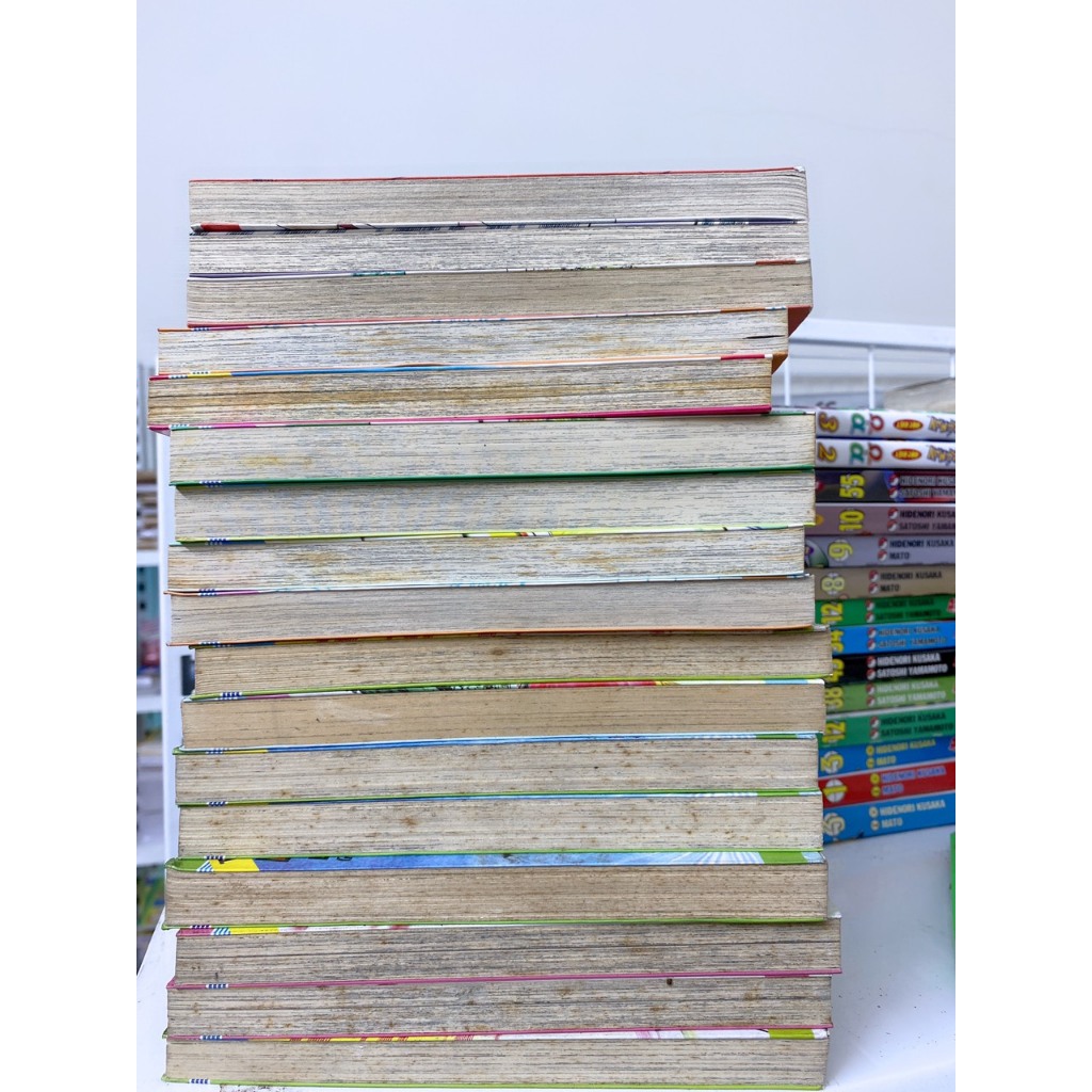 Vở truyên.tranh cũ Tsubasa Kim Đồng Giấc mơ sân cỏ bìa gập, Tsubasa TVM bìa rời