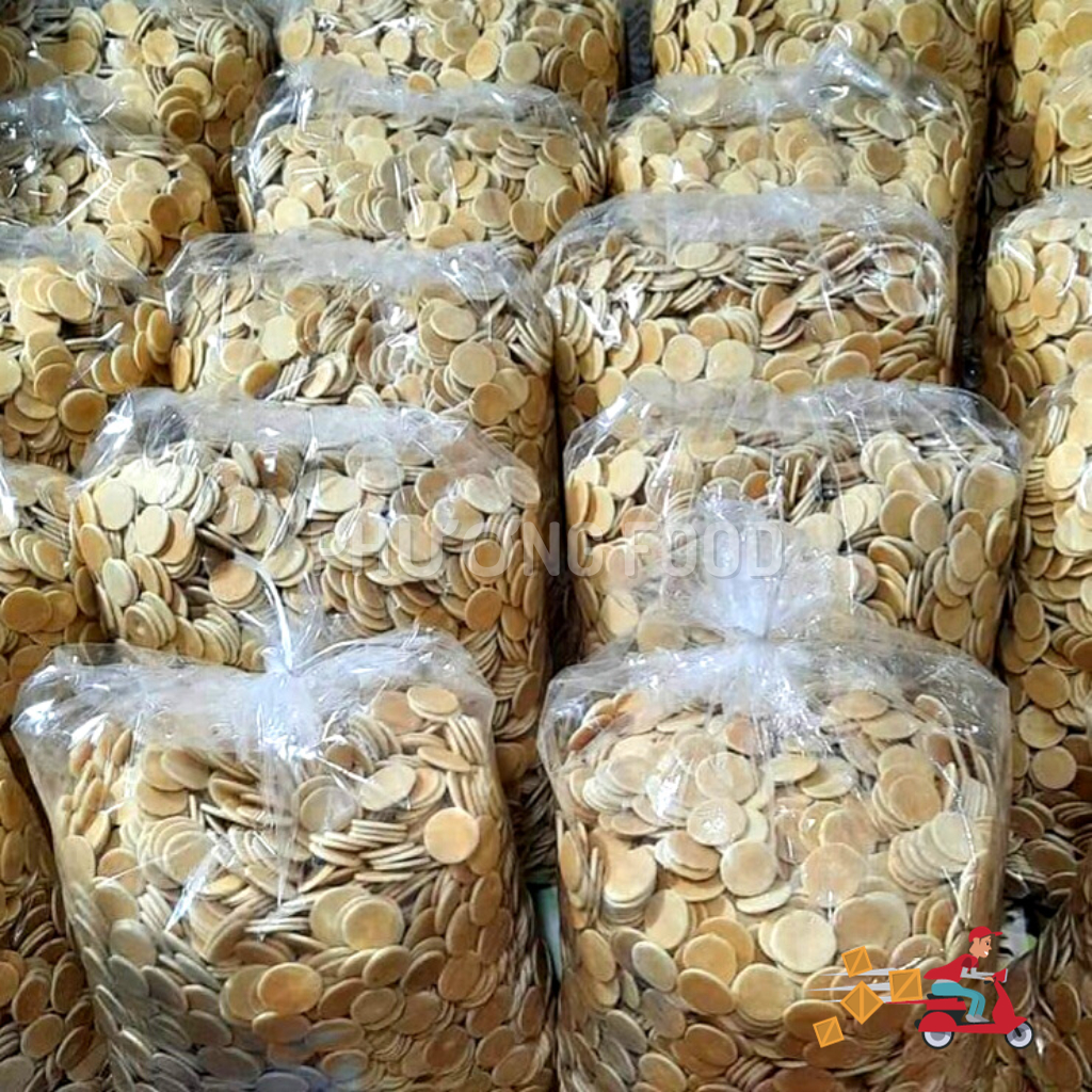 Đế Bánh Đồng Tiền Loại To, Dày Dùng Mix Hạt Dinh Dưỡng, Đế Bánh Giòn Rụm, Thơm Ngon