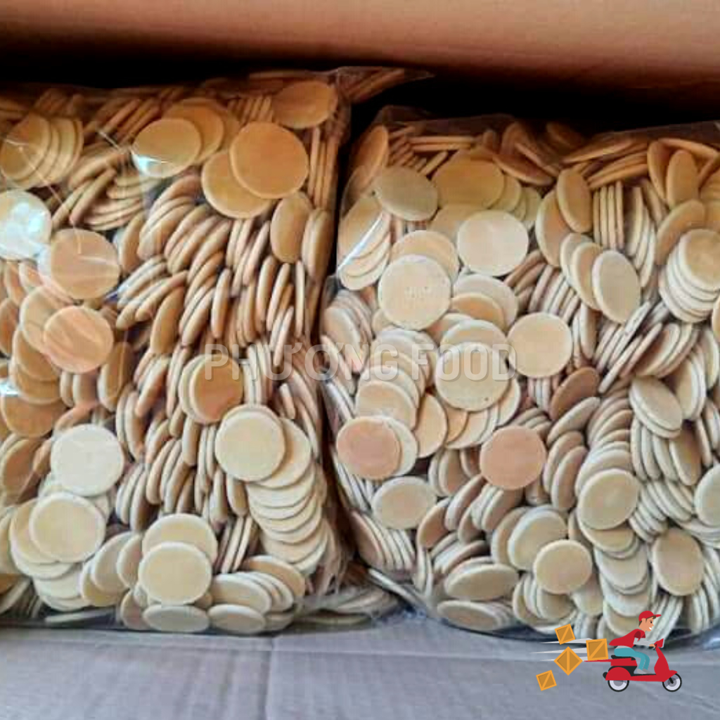 Đế Bánh Đồng Tiền Loại To, Dày Dùng Mix Hạt Dinh Dưỡng, Đế Bánh Giòn Rụm, Thơm Ngon