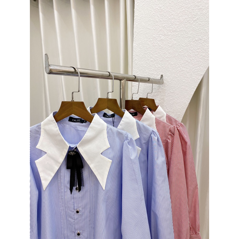 ÁO SƠ MI CỔ NƠ CALIESTORE