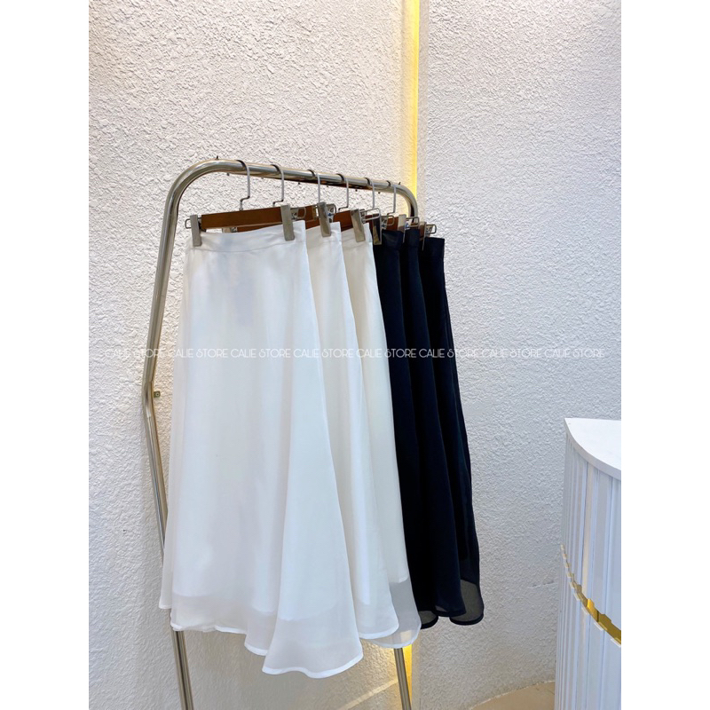 CHÂN VÁY DÀI  VOAN 2 LỚP CALIESTORE