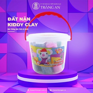 Hộp đất nặn kiddy clay 8 màu 700gram thái lan