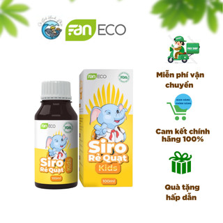 Siro rẻ quạt kids-faneco 100ml- dùng cho ho gió, ho khan, ho đờm, ho lâu ngày, long đờm