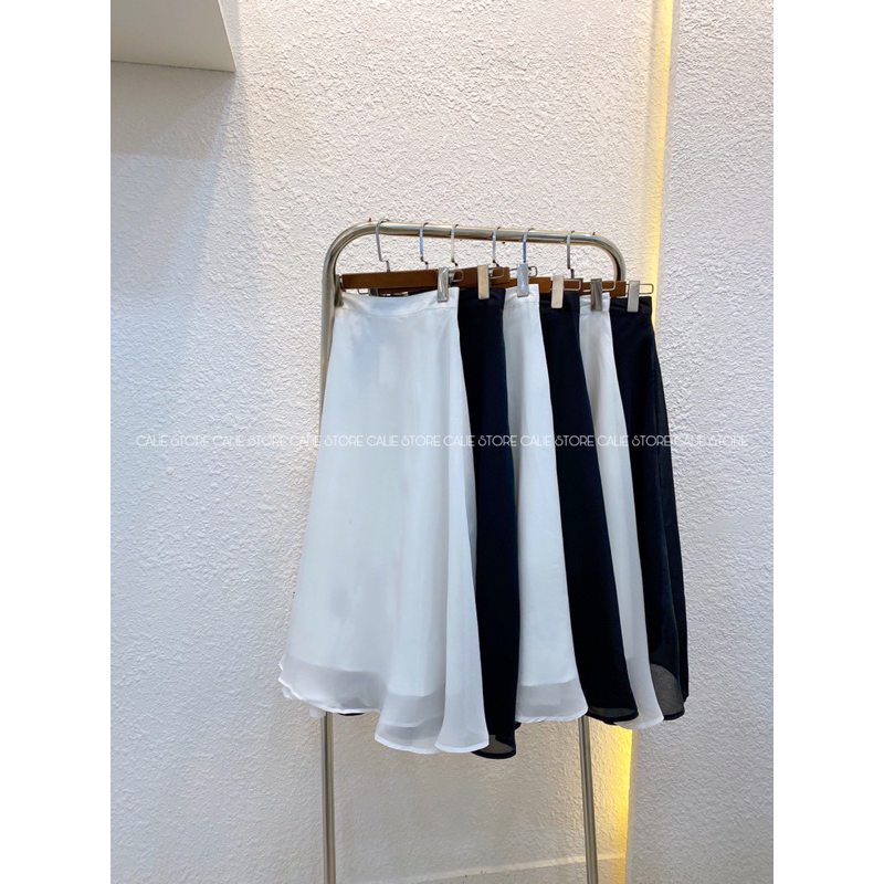 CHÂN VÁY DÀI  VOAN 2 LỚP CALIESTORE