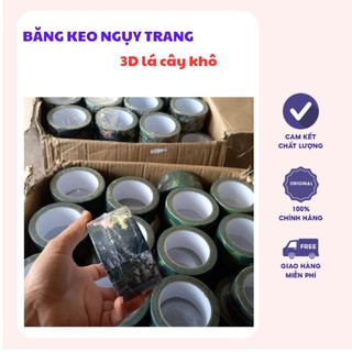 Băng keo ngụy trang màu 3D lá cây khô - Băng keo chống thấm nước