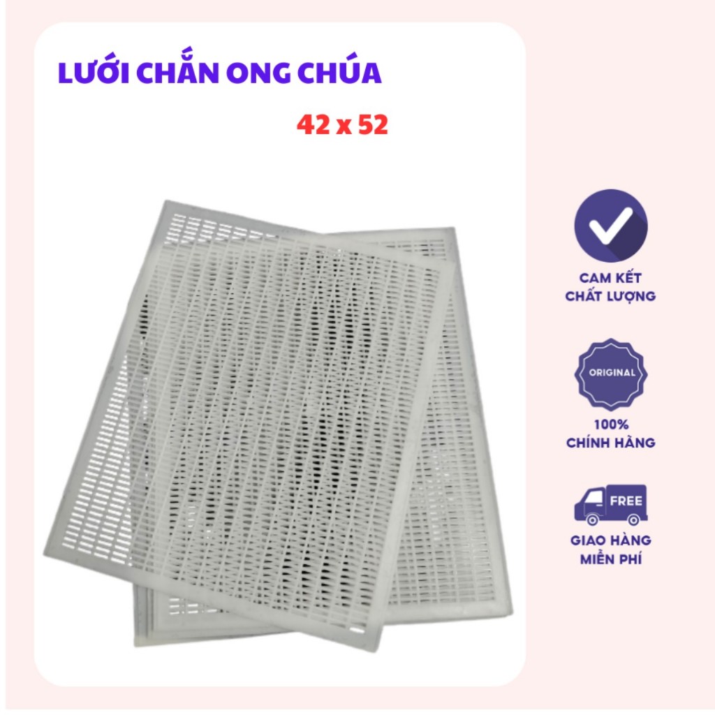 Lưới chắn ong chúa lên thùng kế dùng cho ong nội và ong ngoại