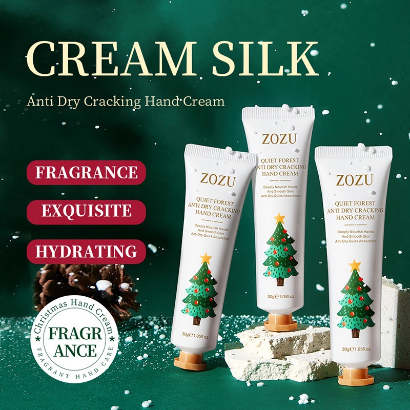 Kem dưỡng da tay, kem tay dưỡng ẩm, chống khô nứt với hương thơm sảng khoái, tinh tế Zozu phiên bản giáng sinh