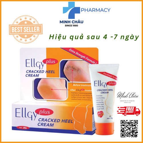 Kem ngăn ngừa và hồi phục nứt nẻ gót chân Ellgy plus 25g.