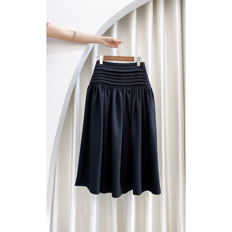 CHÂN VÁY DÀI EO XẾP TẦNG CALIESTORE