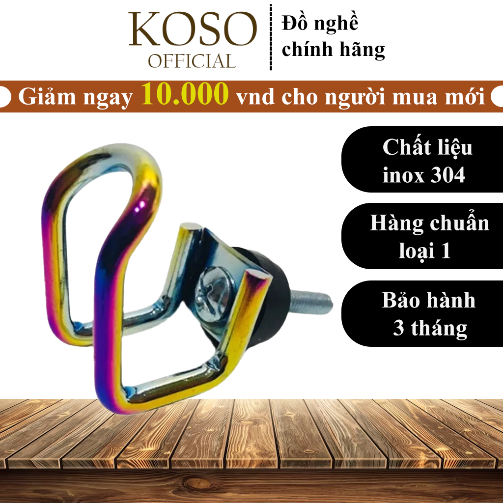 Móc u inox 7 màu - móc đồ KOSO Chất liệu cao cấp Lắp đặt và thay thế rất dễ dàng