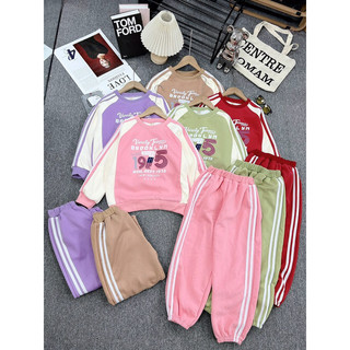 Bộ quần áo 2 da cá size đại cho bé gái size 30-40kg