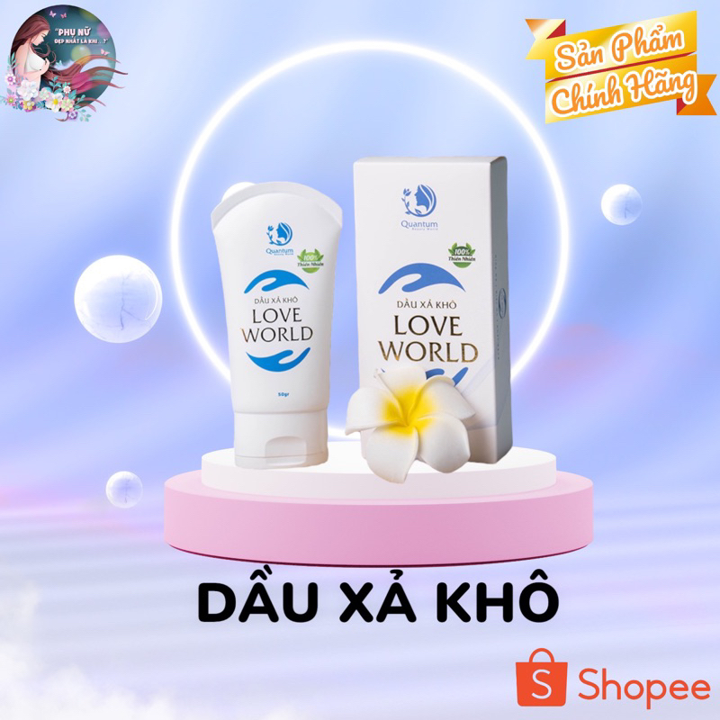 Dầu Xả Khô Dưỡng Tóc Love World ( Giữ Nếp Tóc, Kiểm Soát Dầu Thừa)