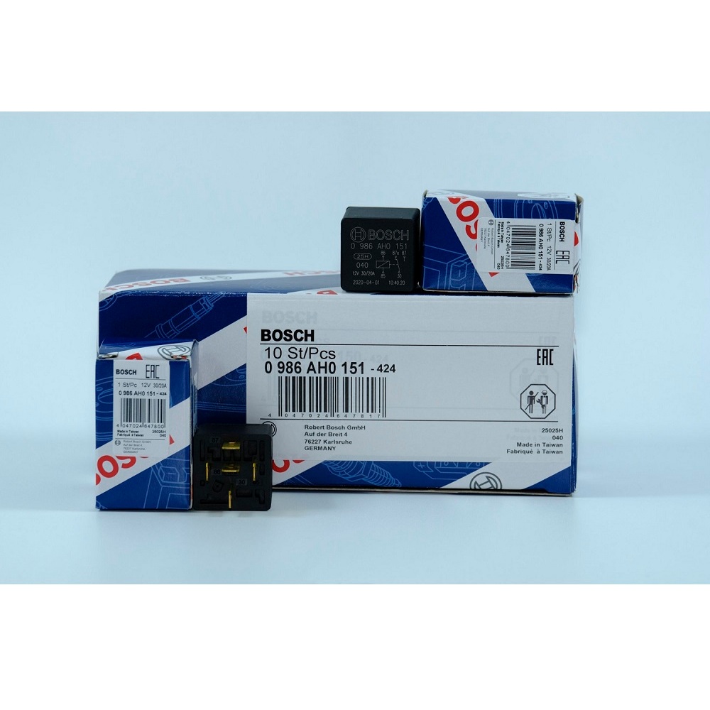 Rờ Le Relay 5 Chân BOSCH 12V 30A Chính Hãng