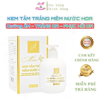 Kem tắm trắng toàn thân Mềm acosmetics, ủ trắng da body, hương nước hoa 100ml