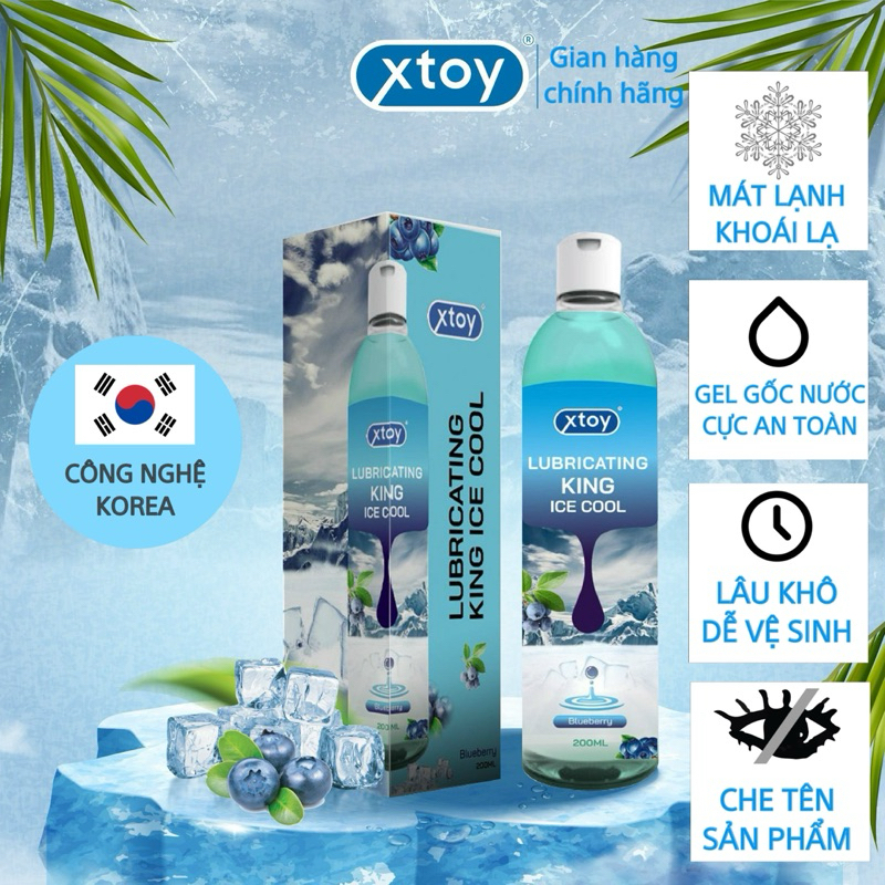 Gel bôi trơn XTOY LUXURY Lubricating the mát, cảm giác ấm, siêu trơn, nhiều mùi hương, lâu khô, gốc nước