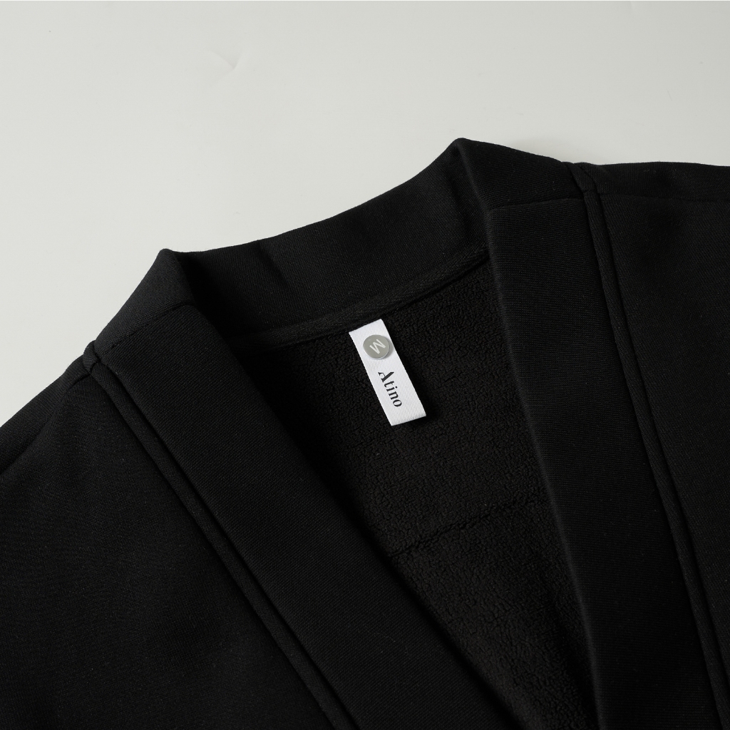 Áo Cardigan nam mùa đông ATINO Vải Cotton dày dặn ấp áp thời trang Hàn Quốc form Regular AK3.8966