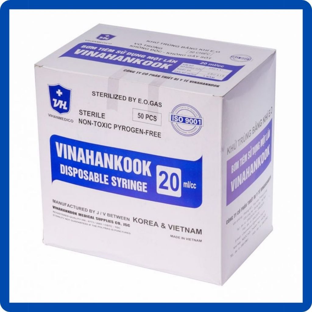 Bơm tiêm 20cc VINAHANKOOK