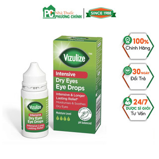 Dung Dịch Nhỏ Mắt Vizulize Intensive Dry Eyes Eye Drops Làm Dịu Và Giảm Khô Mắt