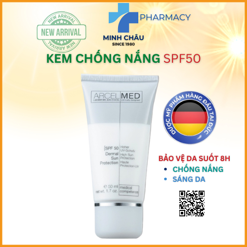 Kem chống nắng, Sáng da - Dermal Sun Protection Sfp50 50ml - J26 Jean d'Arcel ( Gemany)