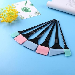 Cọ nhuộm tóc cao su 6 món. bộ 6 cọ quét thuốc nhuộm, gia vị ướp đồ ăn.