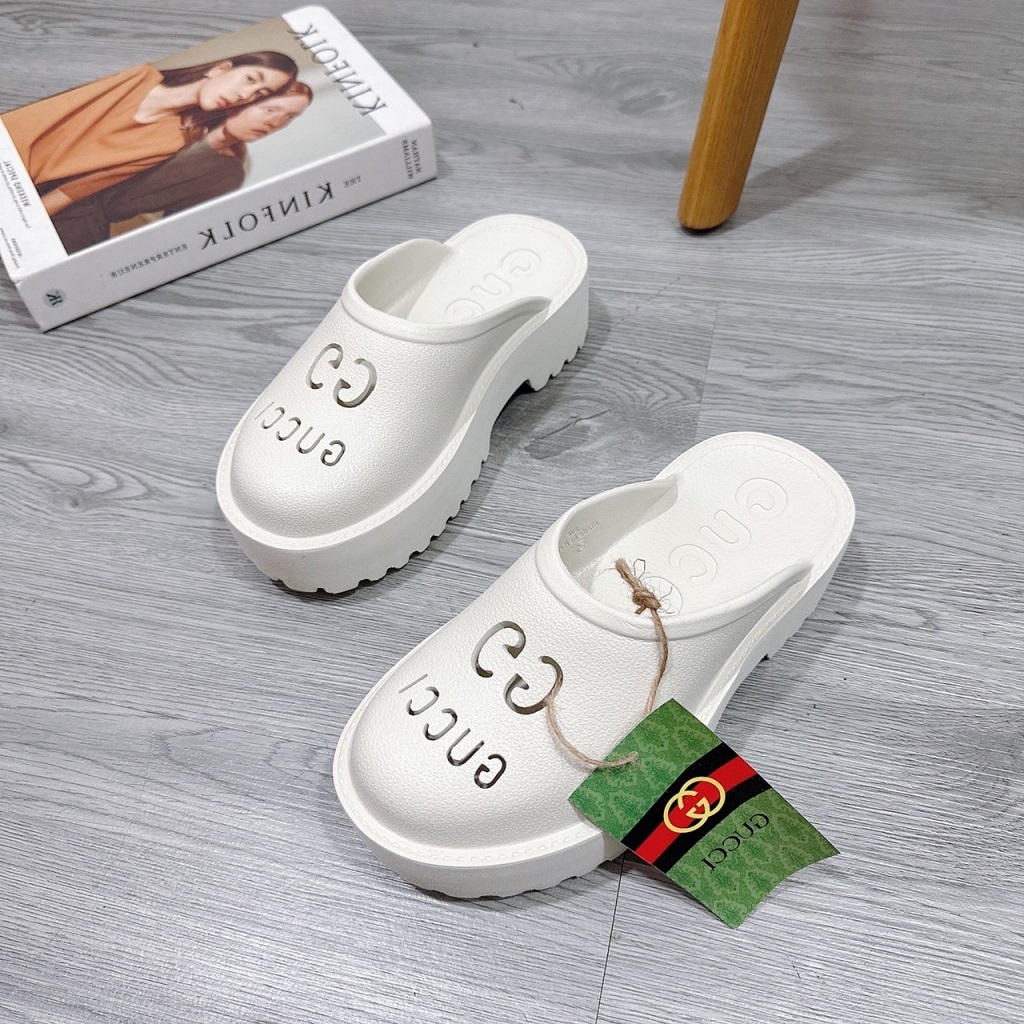 Dép sục đế bánh mì cao 5P chất cao su xốp đúc nhẹ êm chân hàng chuẩn đẹp Chi Chanh Store G97