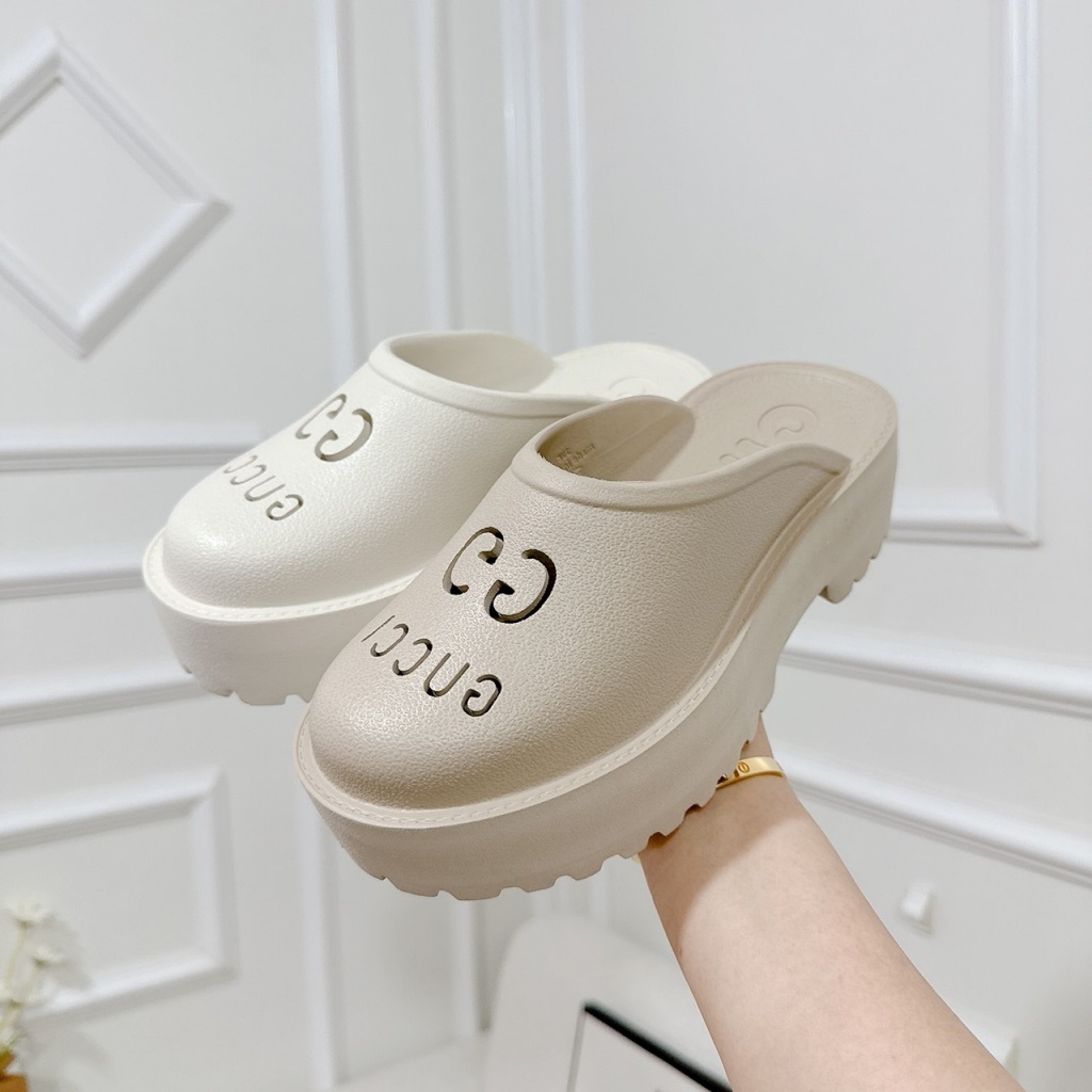 Dép sục đế bánh mì cao 5P chất cao su xốp đúc nhẹ êm chân hàng chuẩn đẹp Chi Chanh Store G97