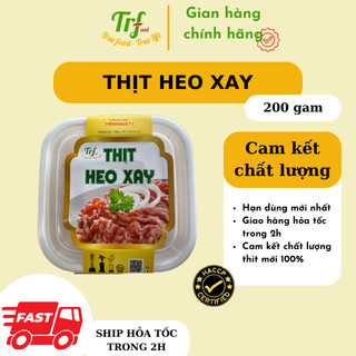 Thịt heo xay sẵn Truefood thơm ngon [HN ship hỏa tốc]
