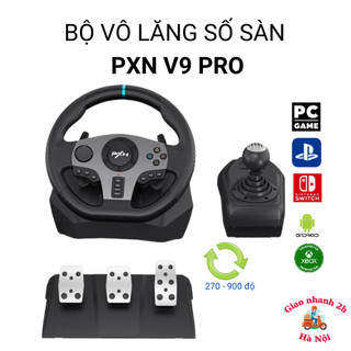  Vô lăng PXN V9 Pro bị thay bằng R808 tốt hơn Racing Wheel 270 900 độ  pedal chân côn  số sàn 7cấp  Có RUNG 