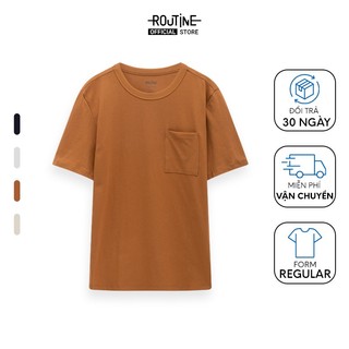 Áo Thun Nam Tay Ngắn Lai Cao Thấp Form Regular - Routine 10F22TSS021