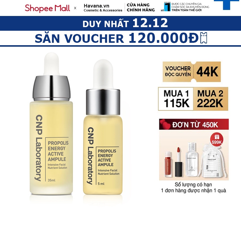 Tinh chất keo ong tái tạo phục hồi da CNP Laboratory Propolis Energy 5ml