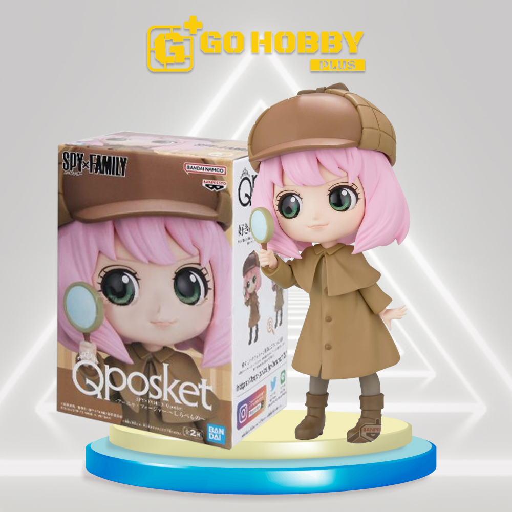 BANPRESTO| Q Posket: Spy x Family Anya Forger Research  & | Đồ chơi mô hình nhân vật