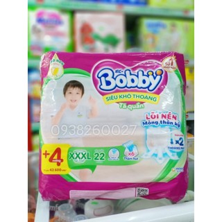 Tã Quần Bobby/Molfix XXXL22+4 miếng (20-35kg)
