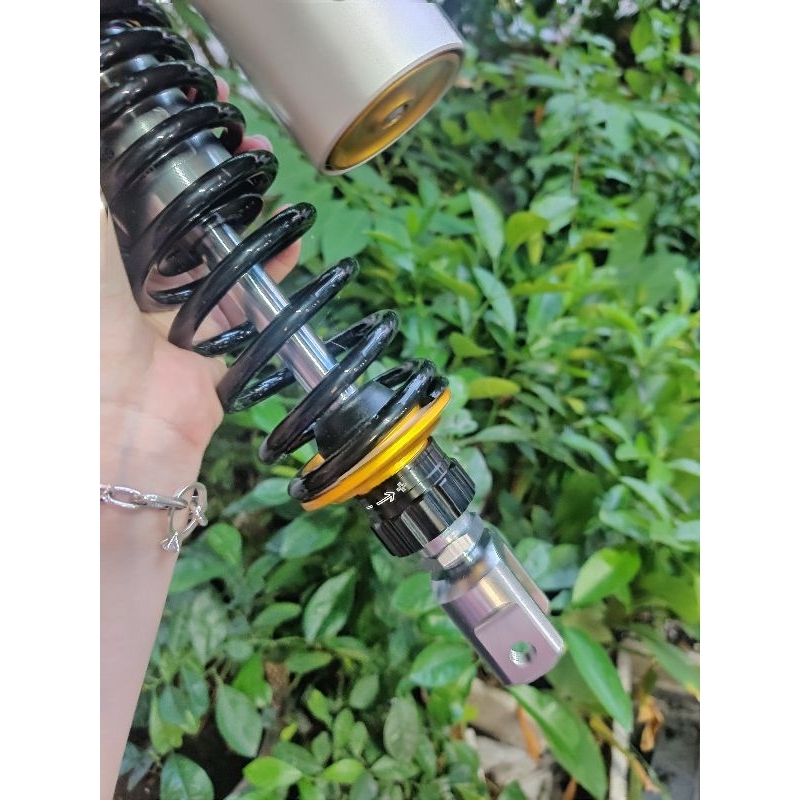 💥 TĂNG CHỈNH THẬT 💥 Phuộc sau Nitron bình dầu kèm tăng chỉnh áp suất gắn Vario Shmode Vision mới Mio Janus Grande...